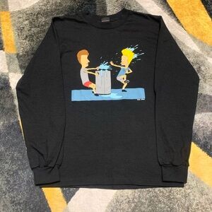Beavis And Butthead MTV Vintage Long Sleeve T-Shirt